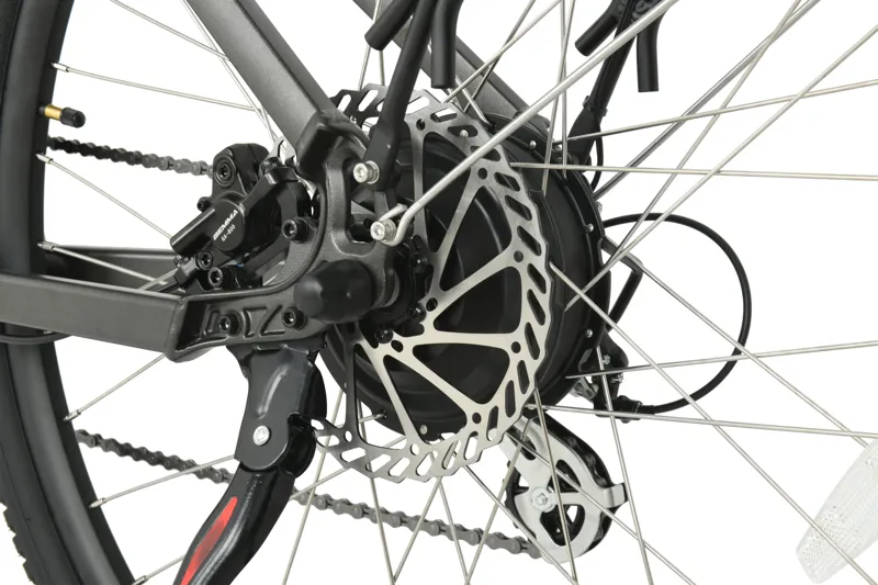 Ampere Hilux Crossbar 700c Wheel Electric Bike Grey-10